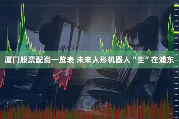 厦门股票配资一览表 未来人形机器人“生”在浦东